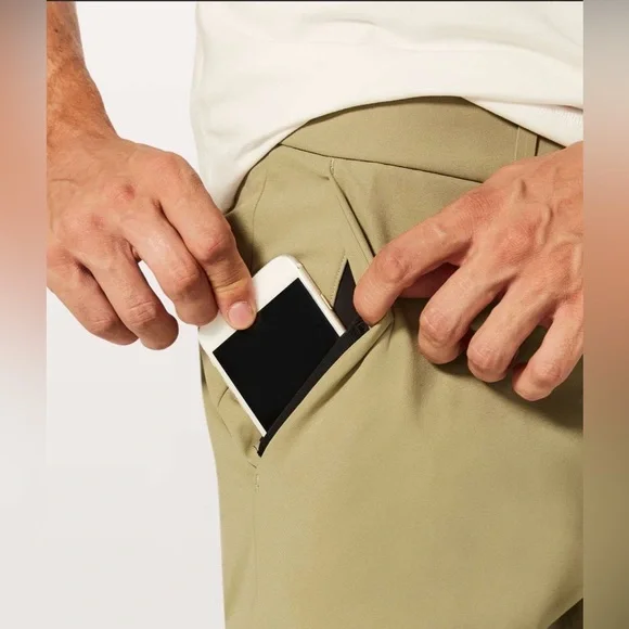 Lululemon Commission Pant Slim 32x30 Warpstreme Tofino Sand Khaki ABC - Picture 3 of 13